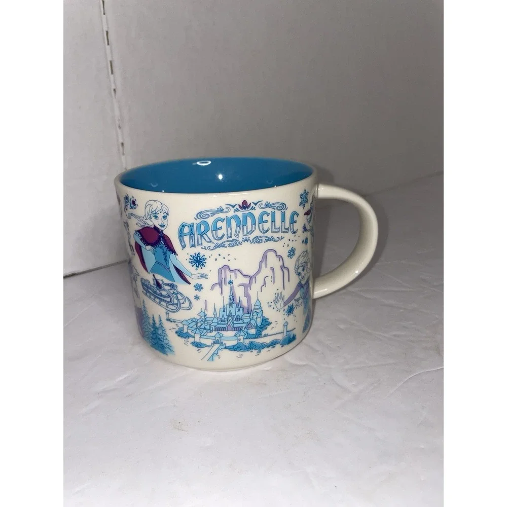 2024 Disney Parks Starbucks Been There Series "Arendelle" Frozen Elsa Coffee Mug - Picture 3 of 5